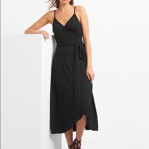 GAP midi wrap dress
